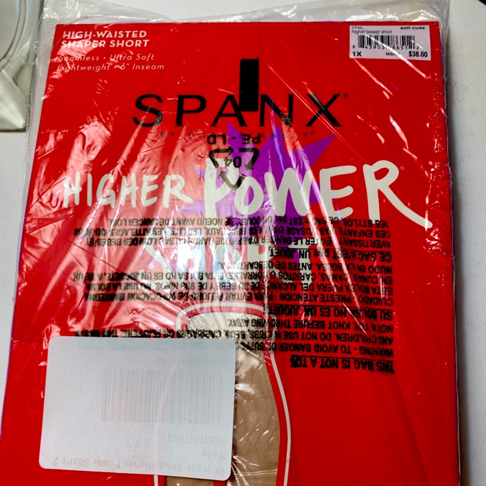 Spanx Higher Power Short,comfortable,everyday essential!!Color Nude